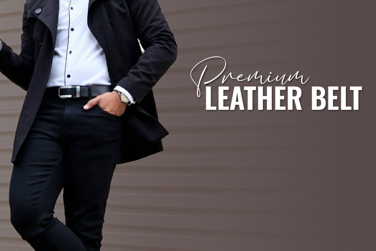 premium leather belt
