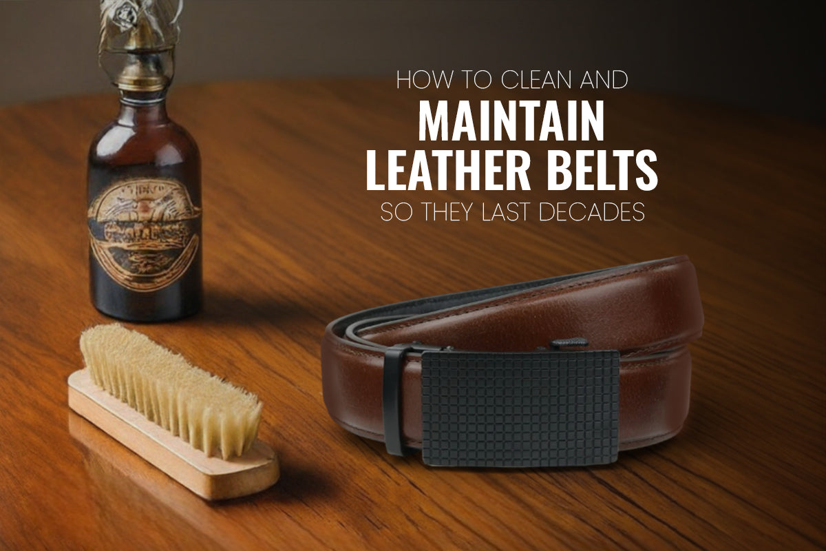 How to Clean and Maintain Ratchet Belts So They Last Decades