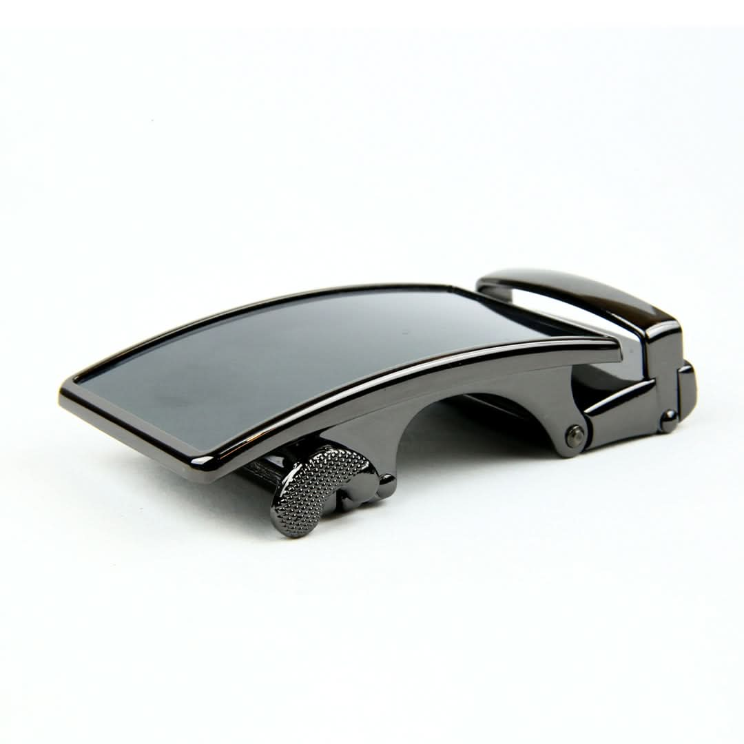 Battleship Ratchet Belt Buckle - Durable Zinc Alloy for Timeless Style