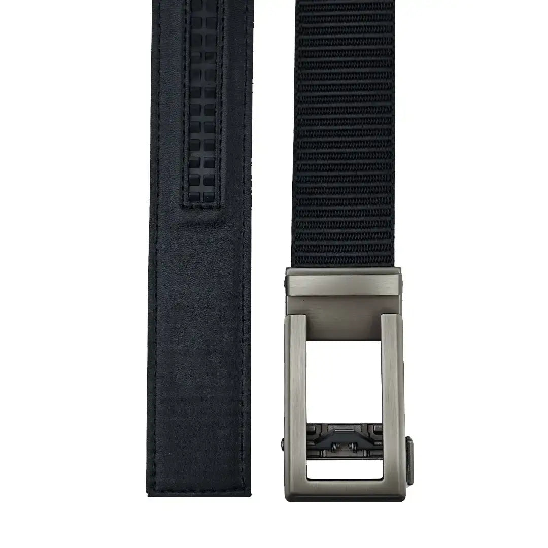 Clssic Champagne Buckle - Nylon Ratchet Belt