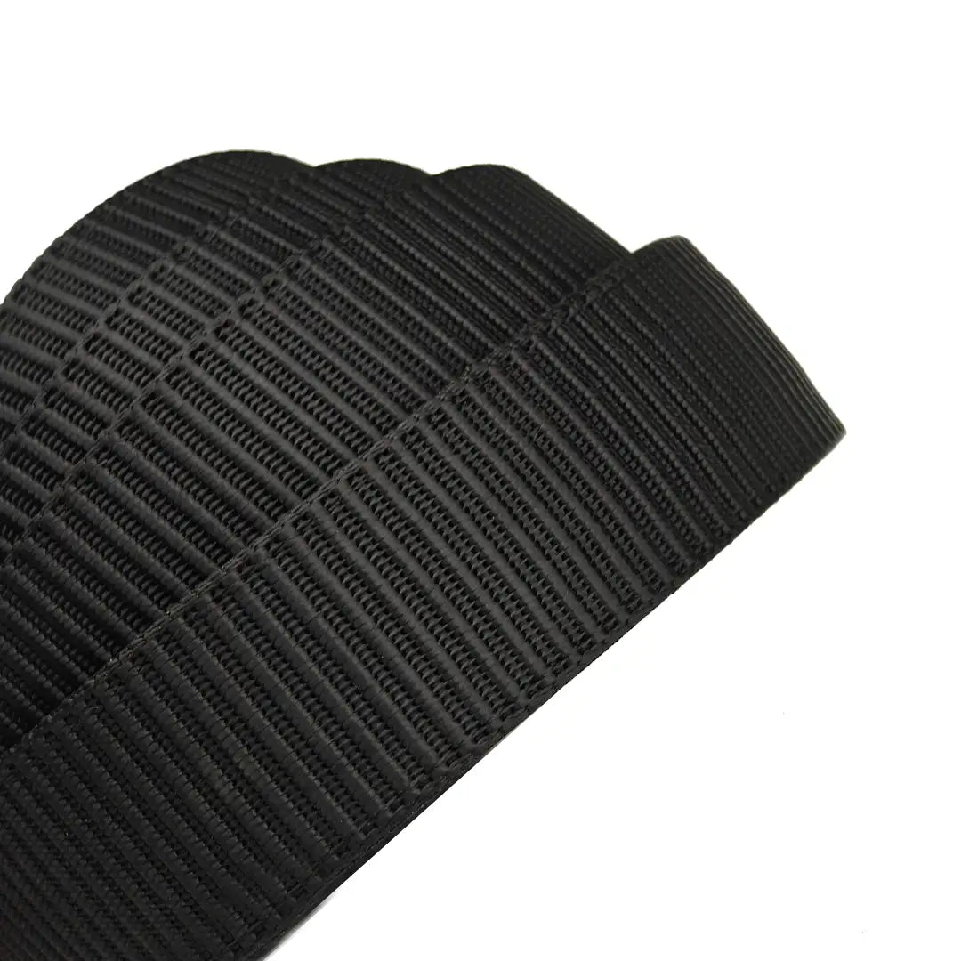 Classic Charcoal Buckle - Nylon Ratchet Belt