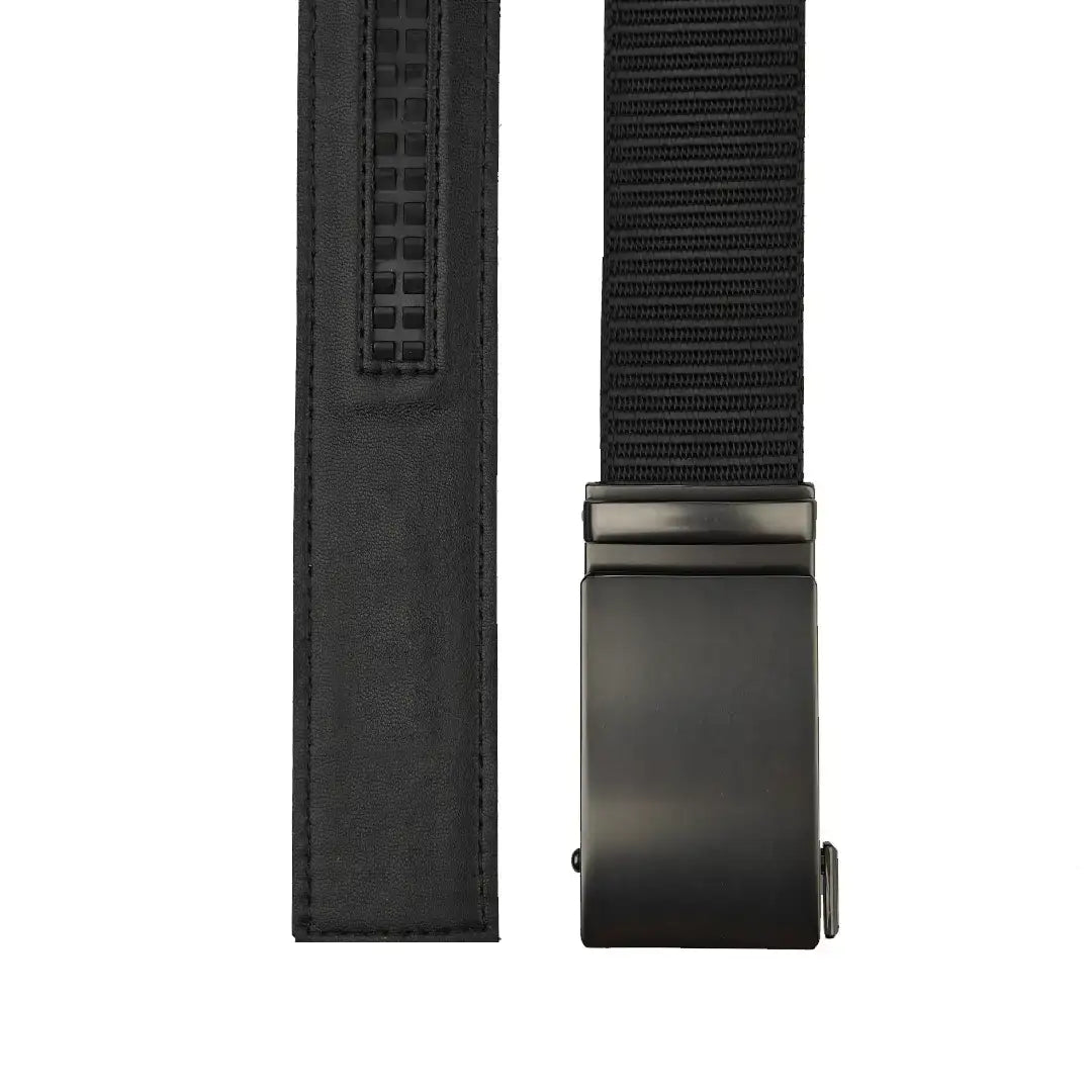 Gun Metal Buckle - Nylon Ratchet Belt
