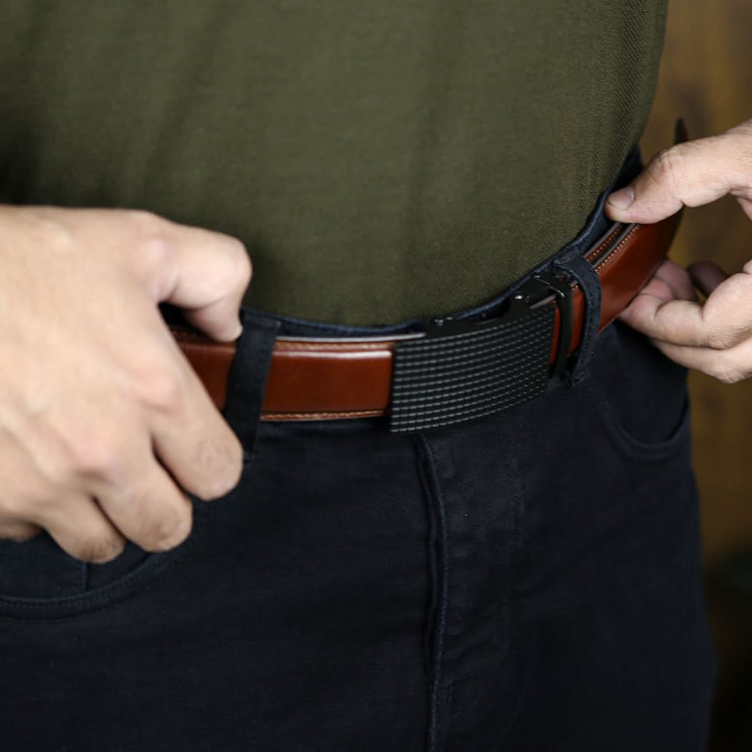 Waist Belt Best Men's Adjustable Belts Buy Patched Black